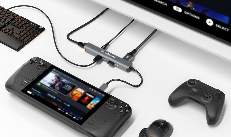 USING A USB C HUB ON THE STEAM DECK | CableCreation