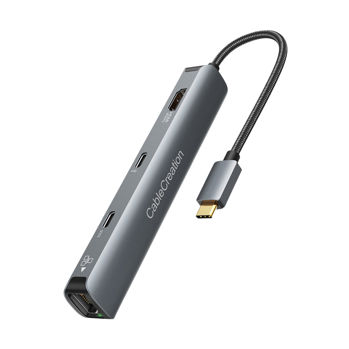USB-C to Dual Gigabit Ethernet Adapter with USB 3.0 (Type-A) Port, USB  Type-C Gigabit Network Adapter