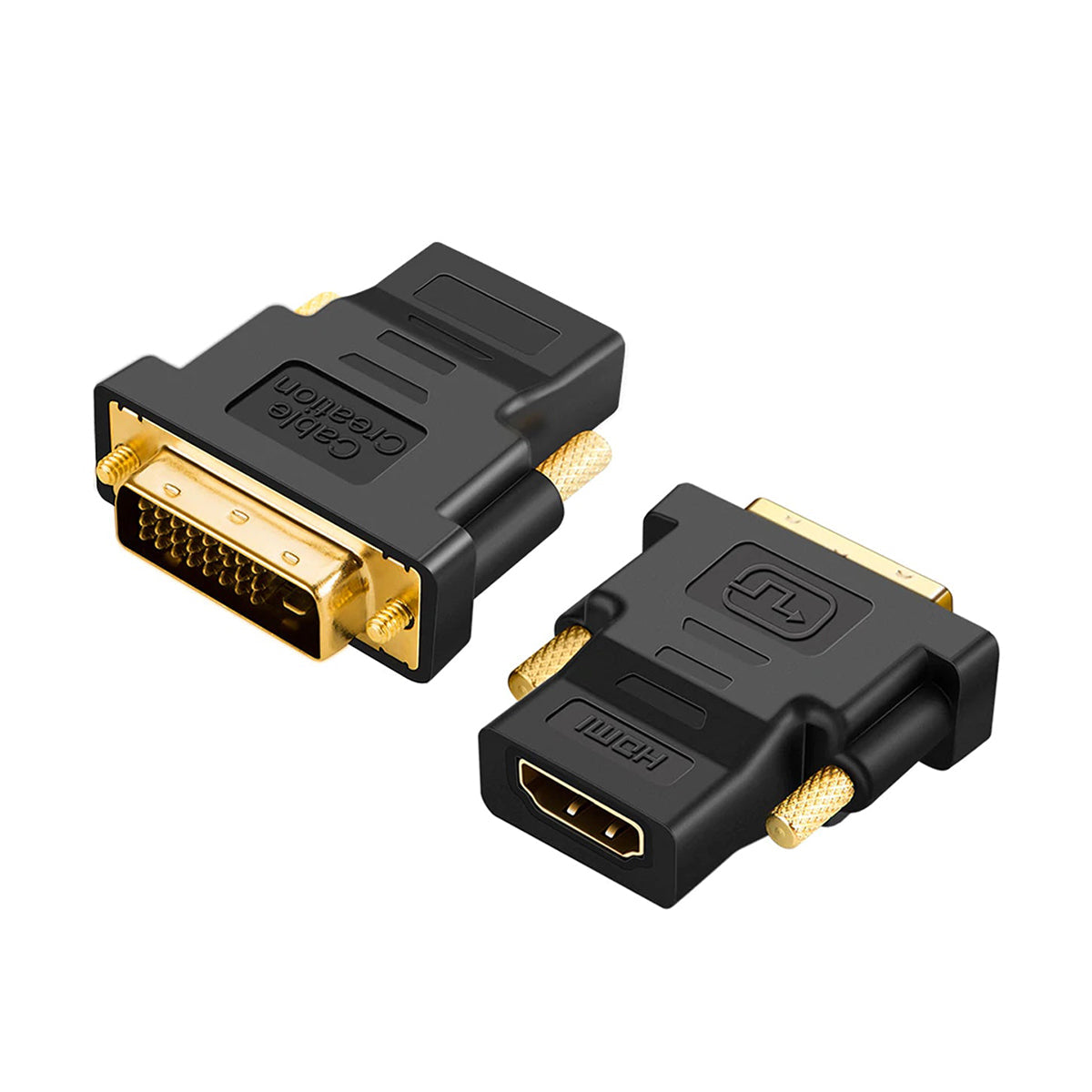 Adaptateur HDMI vers DVI - Bidirectionnel DVI-D Male Dual Link vers HDMI  Female