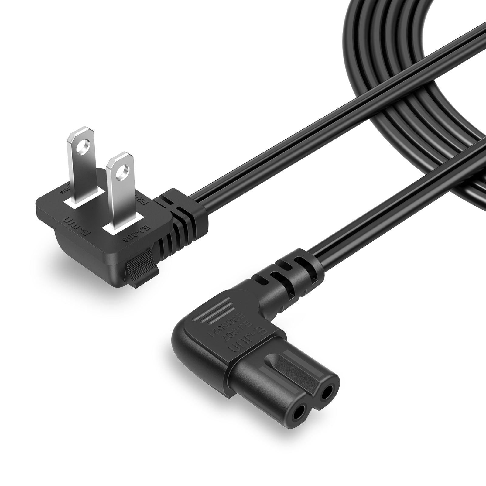 18 AWG 2Slot NonPolarized Power Cord CableCreation