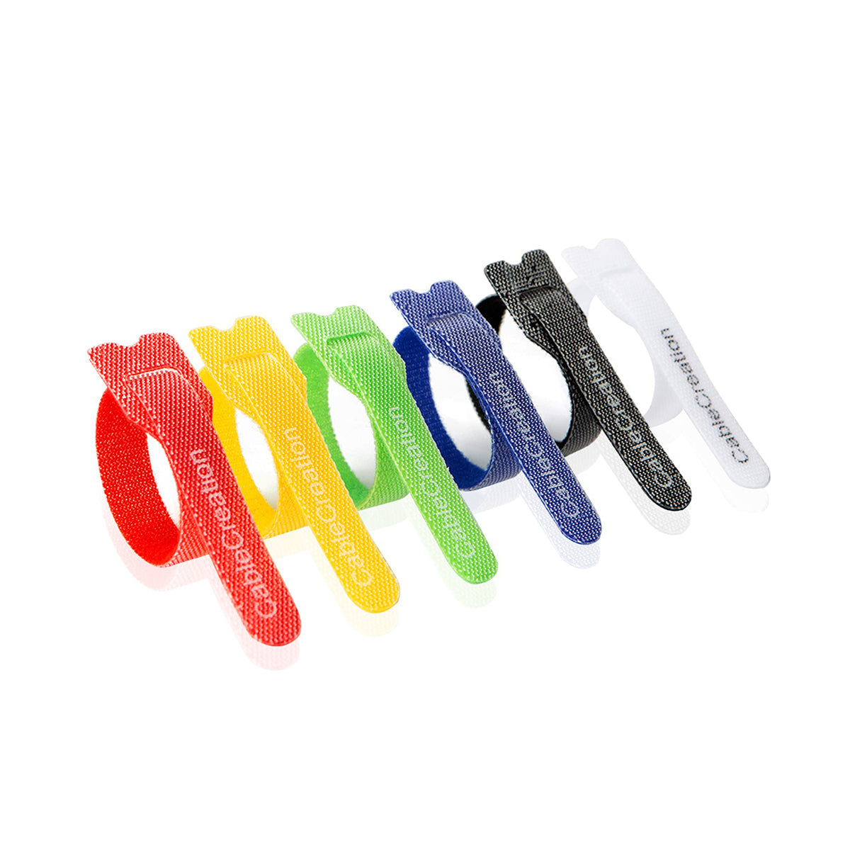 6 Color Velcro Cable Ties Management