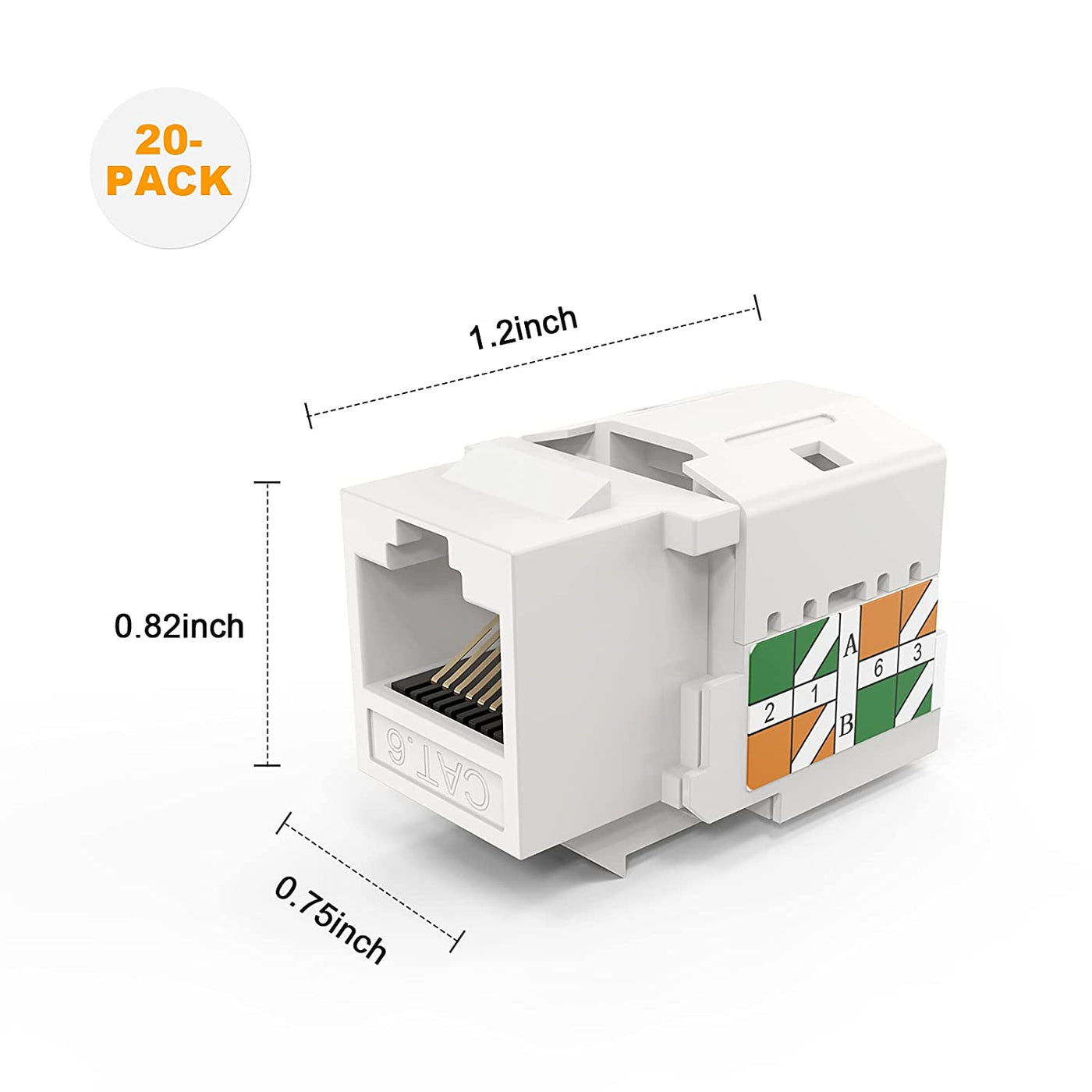 rj45 cat6 easy ethernet cable connector plug