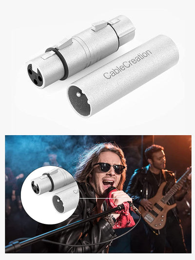 xlr adapter connect microphone jack