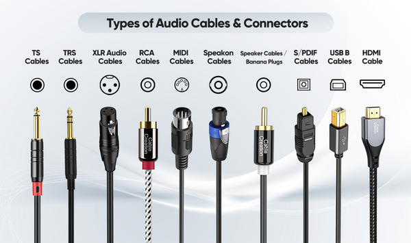 Types of Audio Cables & Connectors: A Detailed Explanation