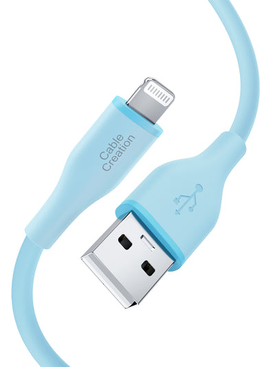USB to Lightning Cable 6ft blue