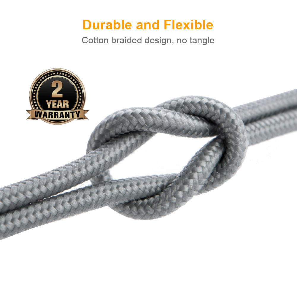 durable braided lightning cable