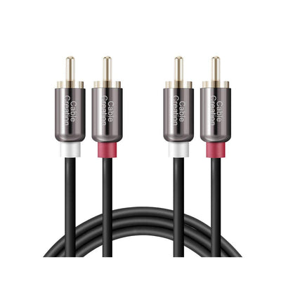 2RCA Male to 2RCA Stereo Audio Cable