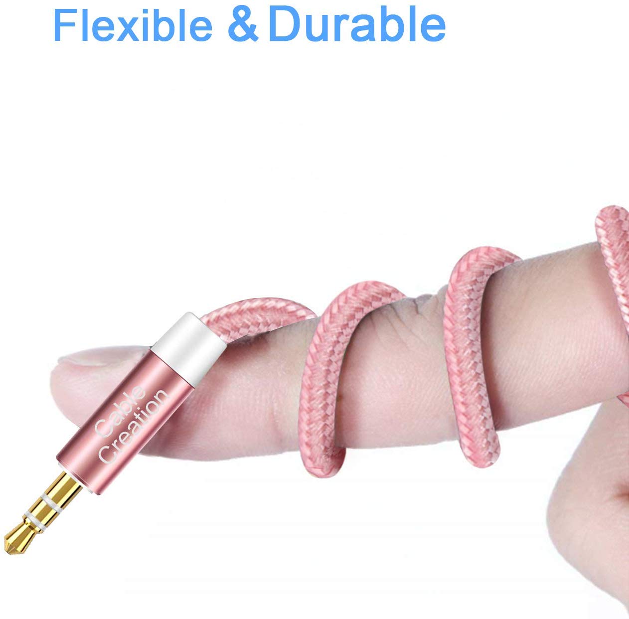 flexible durable 3.5mm Male to Male Cable