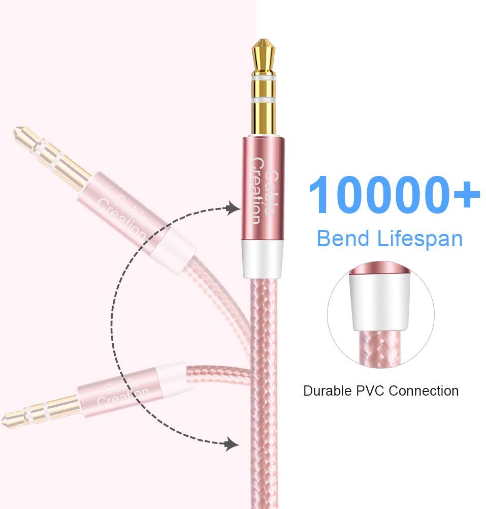 durable Nylon Braided audio cable