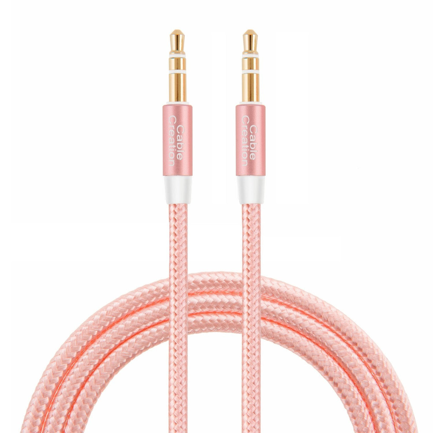 3.5mm Stereo Aux Cable pink
