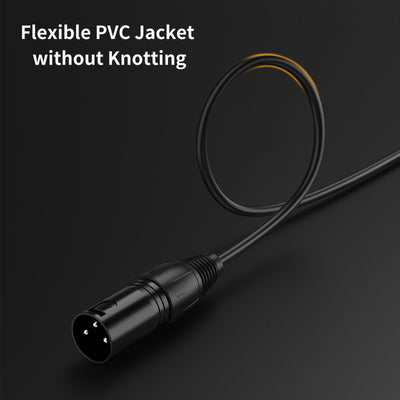flexible 3.5mm to xlr microphone cable