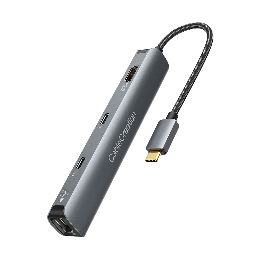 vinde Tåre Portal 6 in 1 Multi USB C Adapter With Ethernet | CableCreation