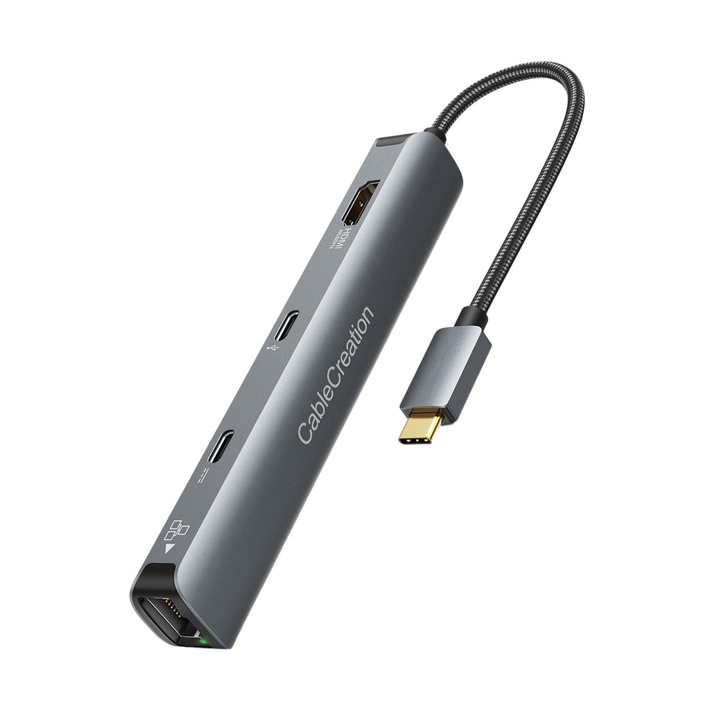 6 in 1 Multi USB C Adapter With Ethernet