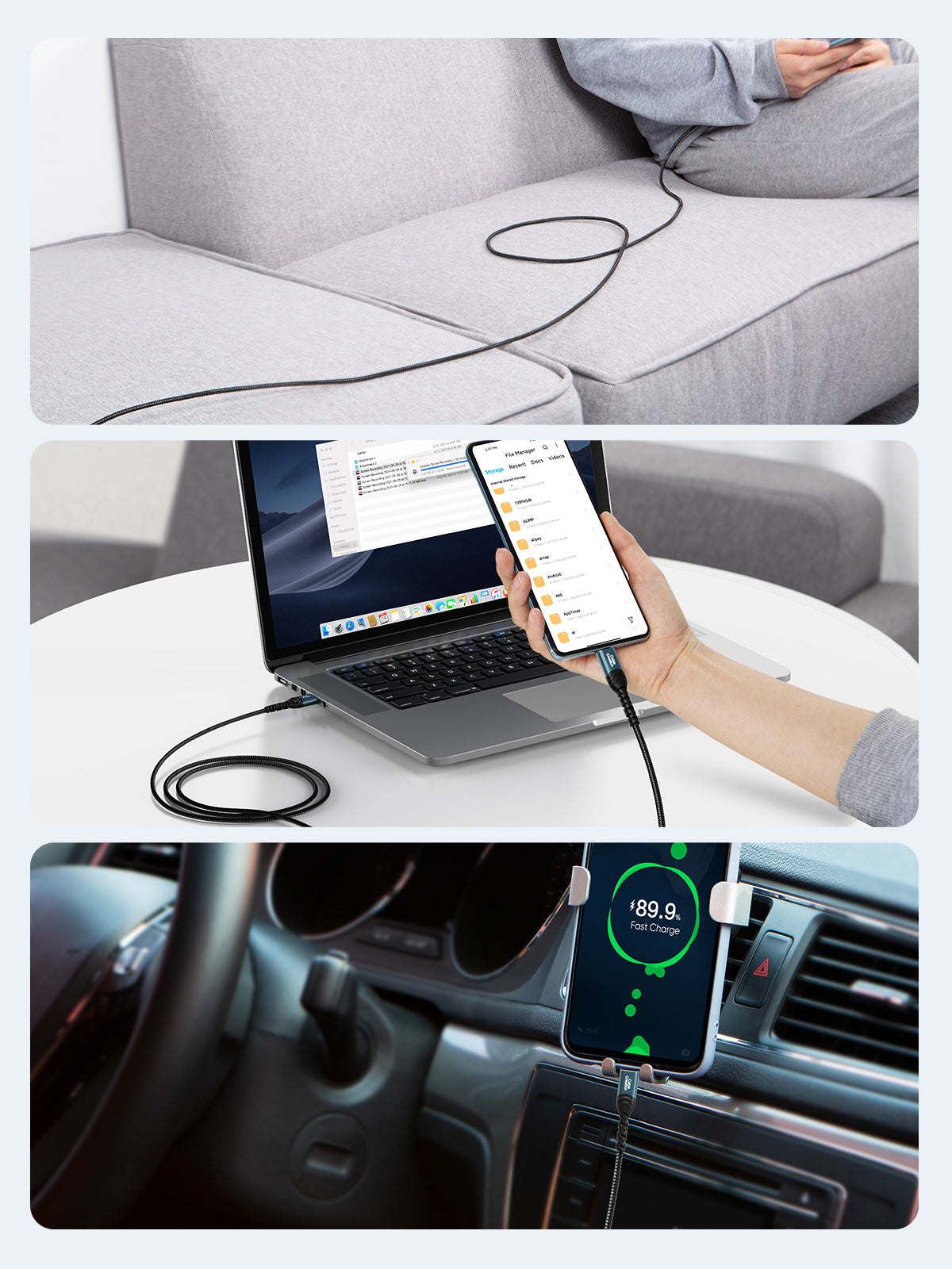usb a to usb c cable for charging anywhere