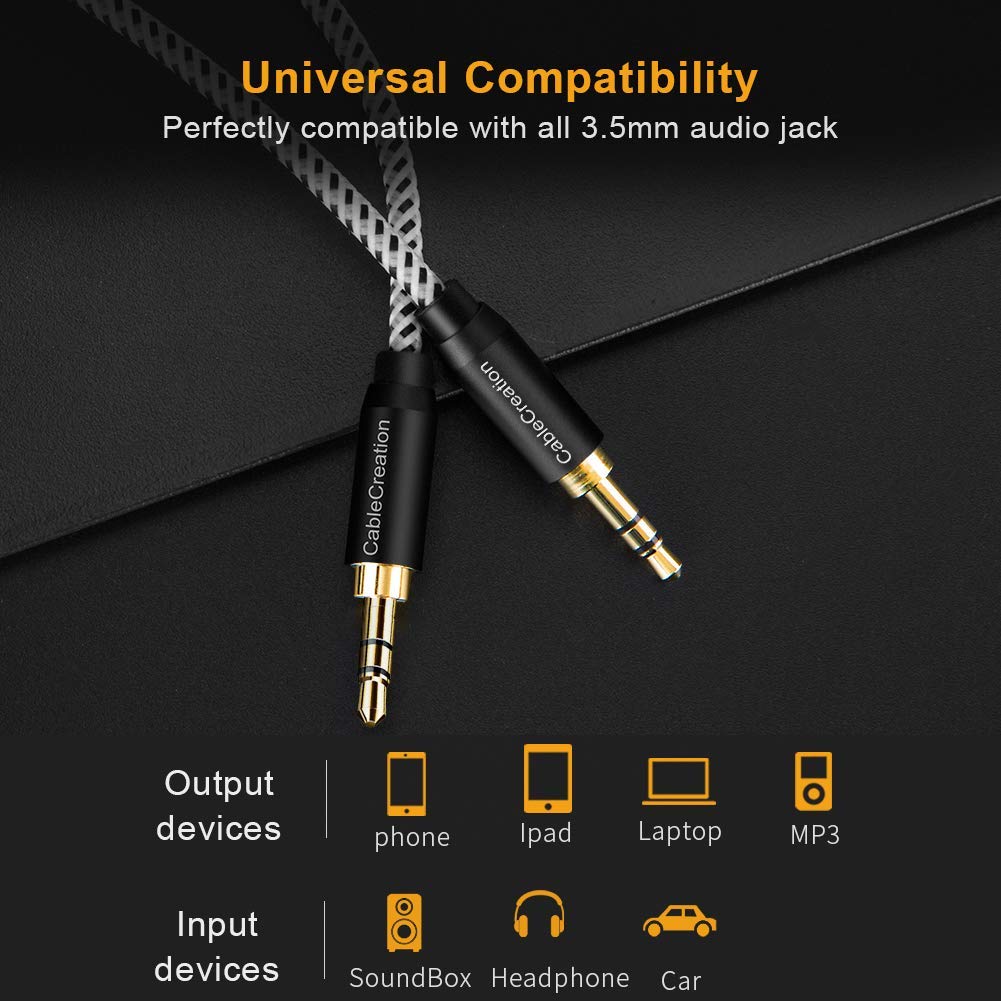 3.5mm Male to Male Stereo Audio Cable