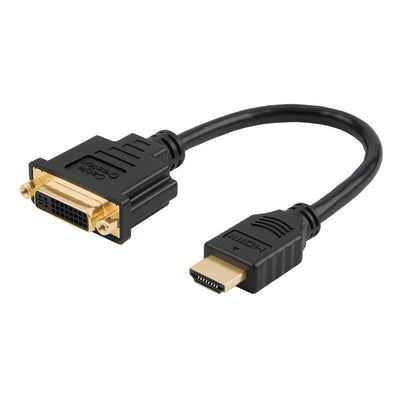 Bi-Directional DVI-I (24+5) Female to HDMI Male Adapter