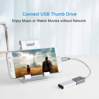 Micro USB Male to USB Female Adapter