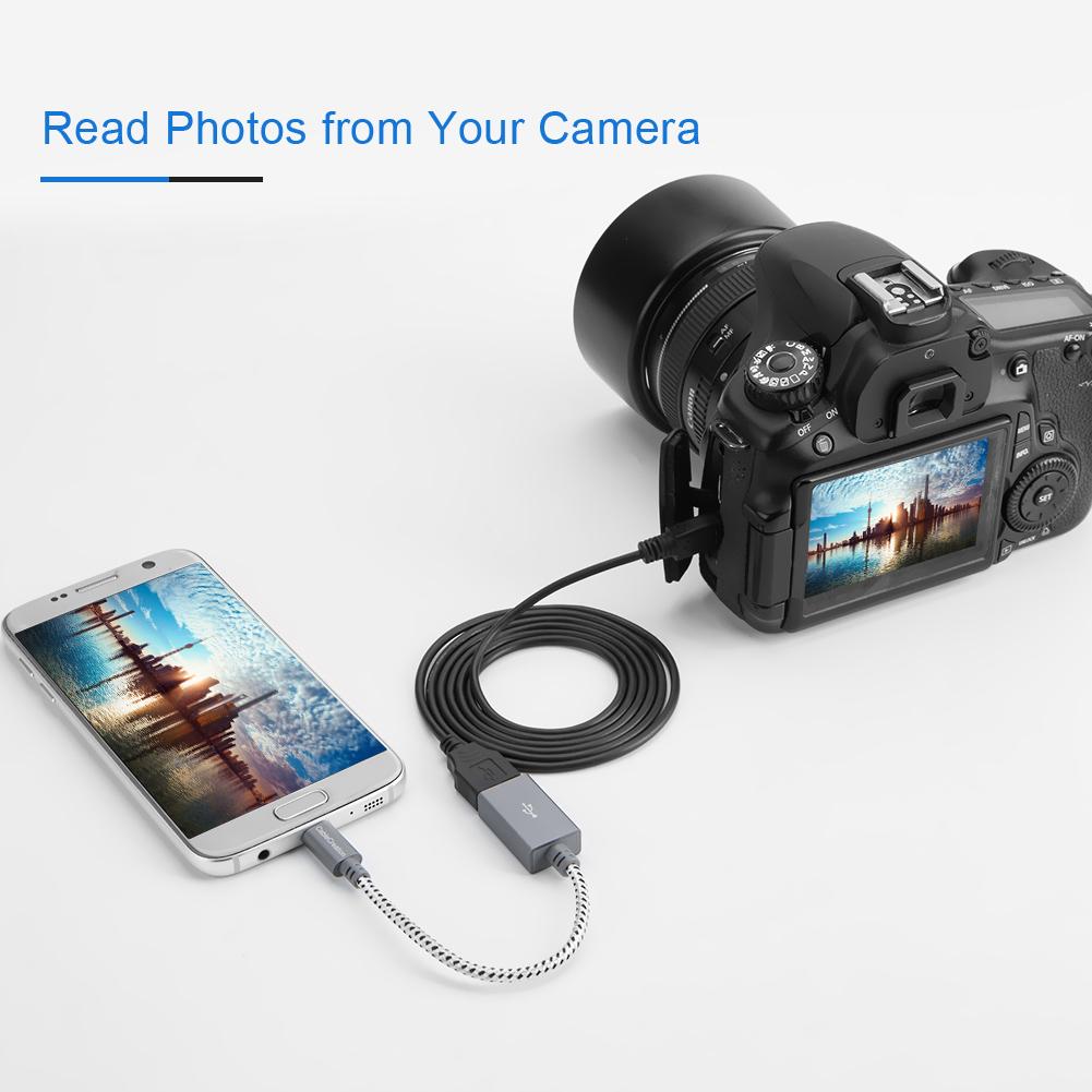 Micro USB Male to USB Female Adapter