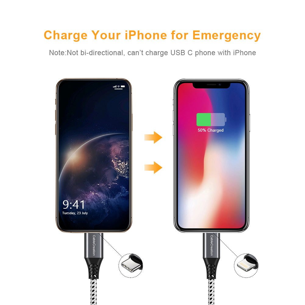 How to use  Android phones charge iPhones