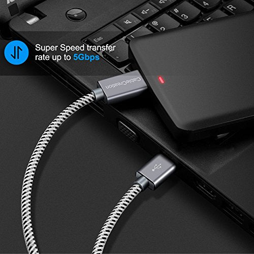 Short USB A to Micro B Cable