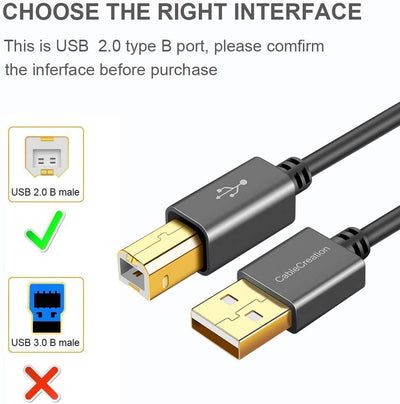 usb 2.0 port to usb b port