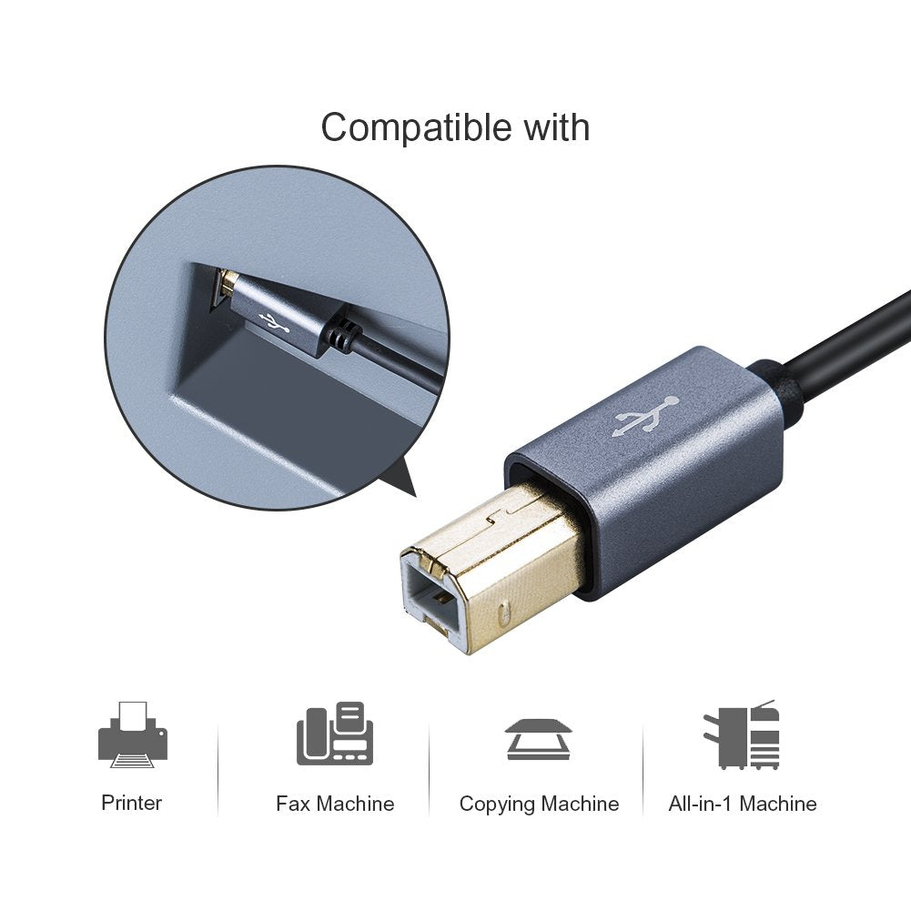 USB A to USB B Cord for MIDI controllers