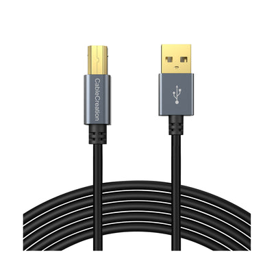 USB to USB B Printer MIDI Cable