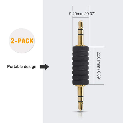 3.5mm (1/8") Stereo Male to Male Connector