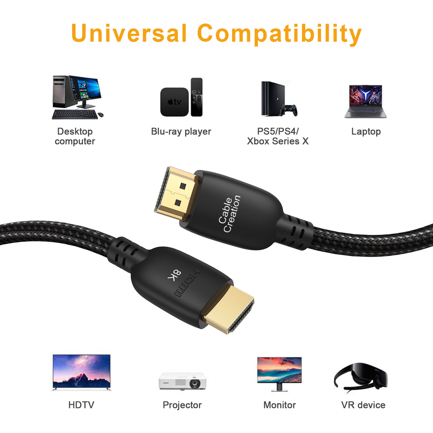 8K Certified HDMI Cable