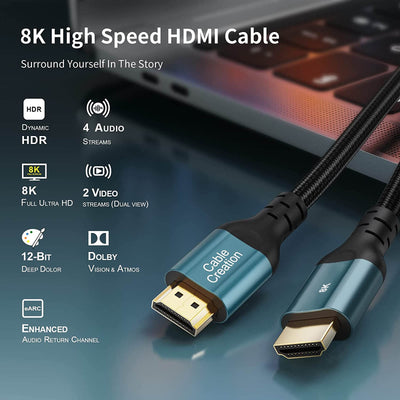 8K high speed hdmi cable
