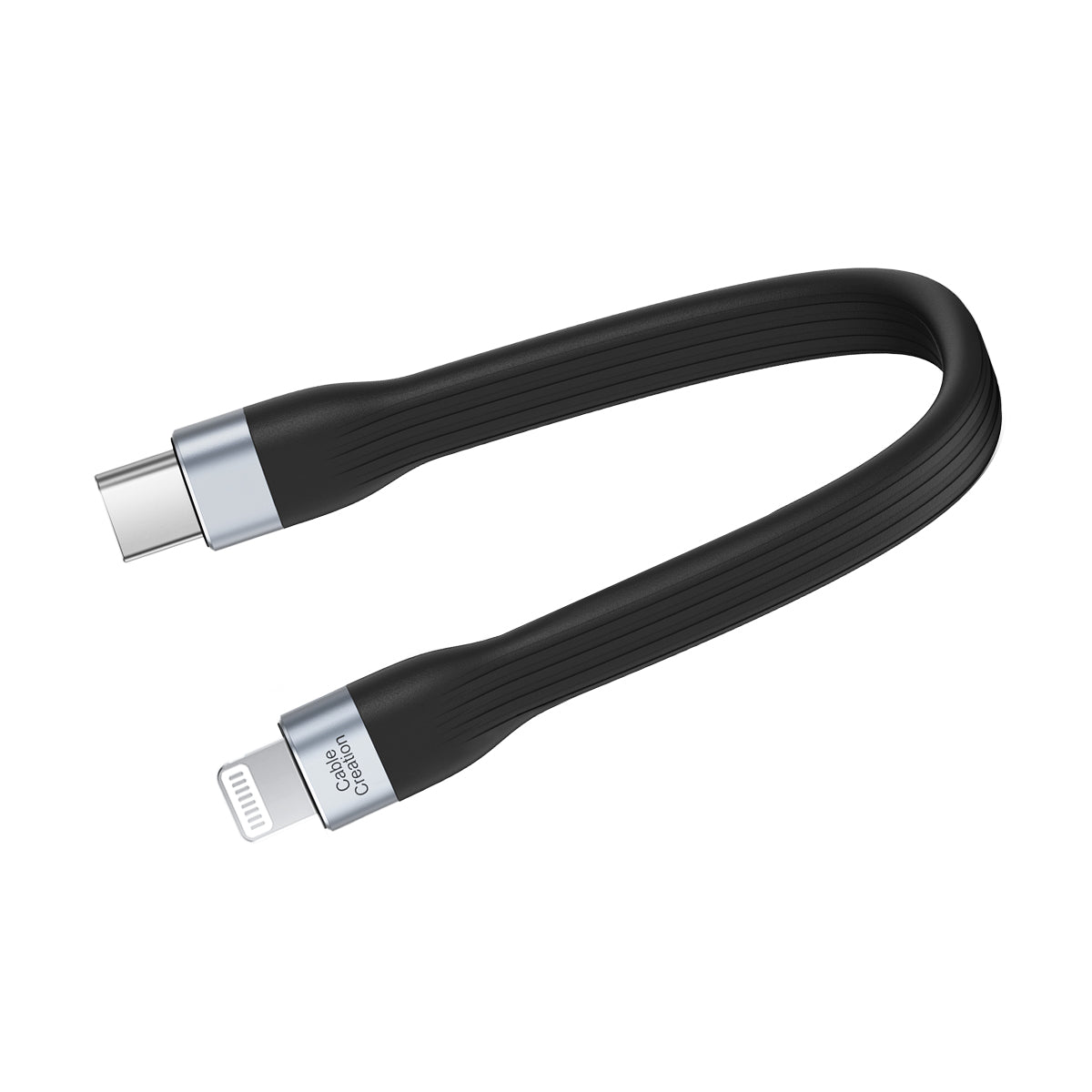 Short USB C to Lightning Cable 0.5FT MFi Certified