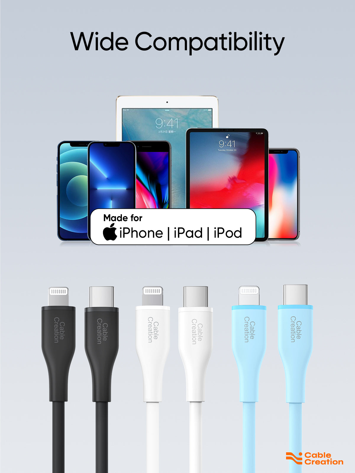 Lightning Cable PD Fast Charging for iPhone 14