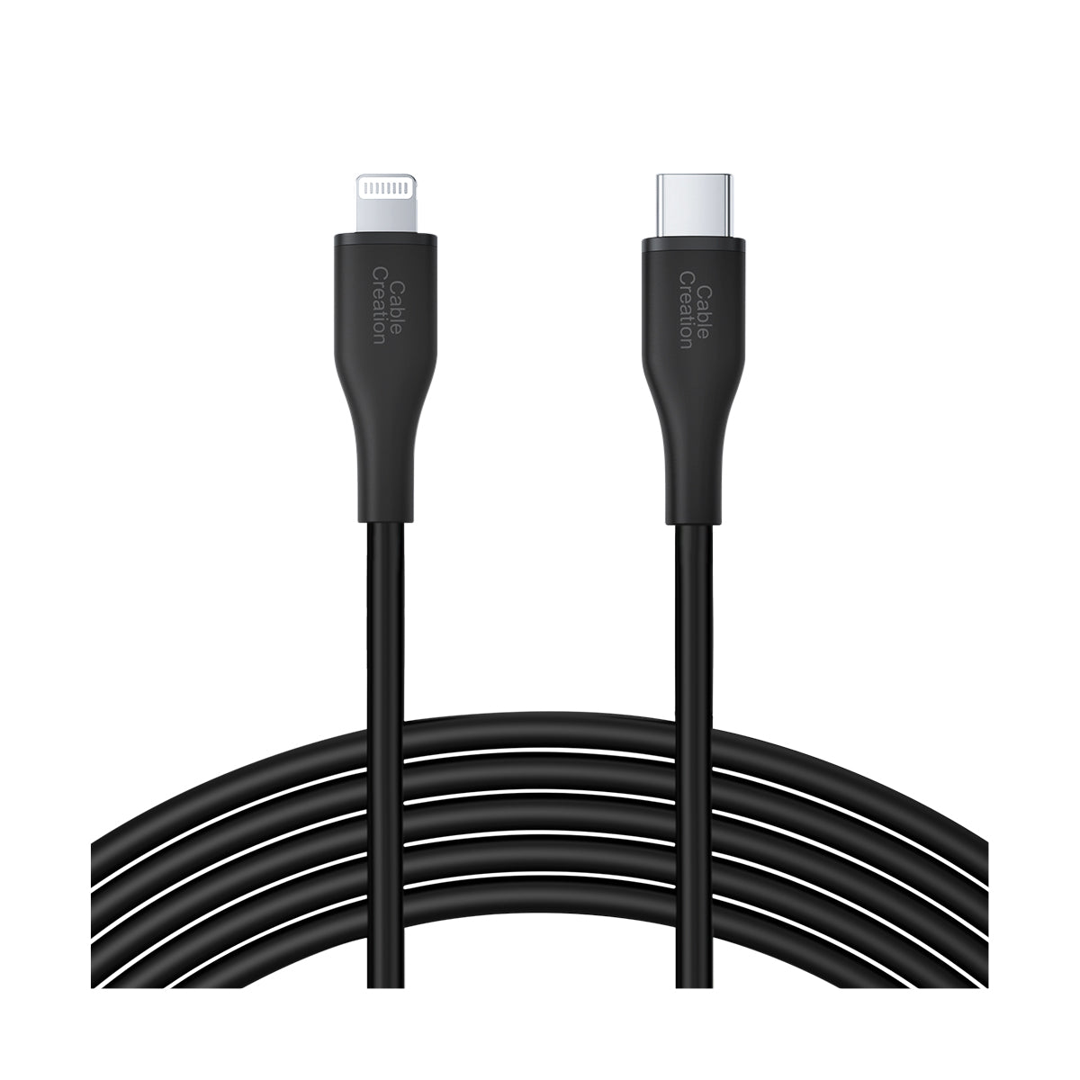 Silicone USB C to Lightning Cable 6ft