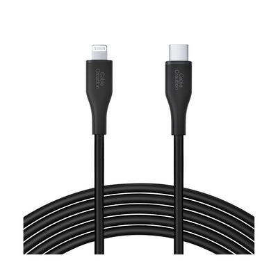 Silicone USB C to Lightning Cable 6ft