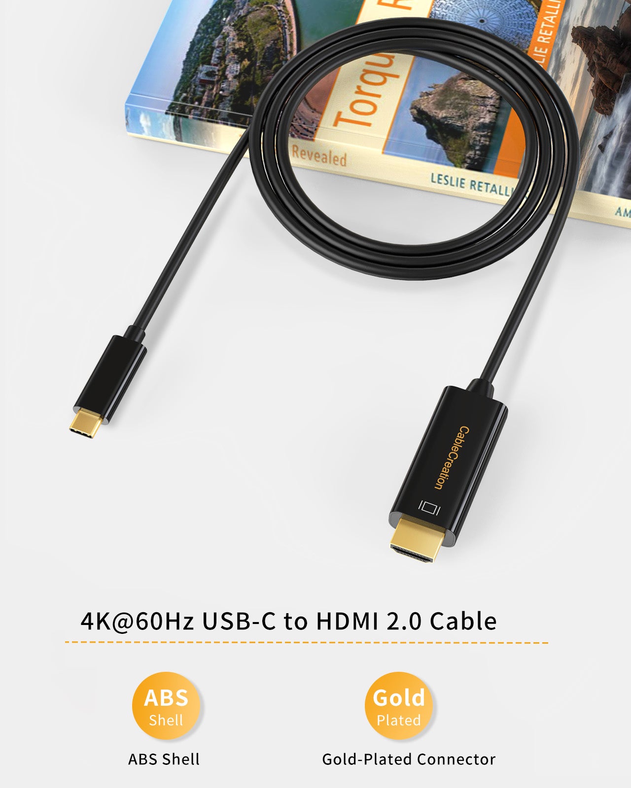 USB C to HDMI  Cable 6FT 4K@60Hz