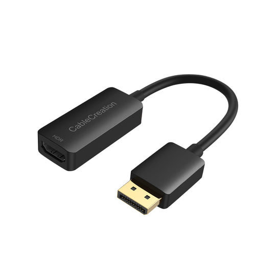 Cable Matters HDMI to DisplayPort Adapter (HDMI to DP Adapter) Supporting 4K Black