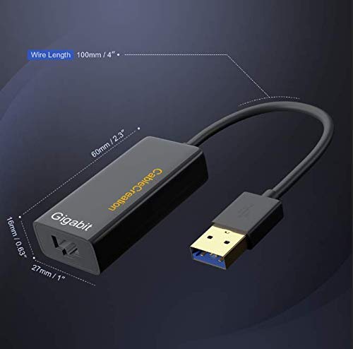 2-Pack USB 3.0 to Ethernet Adapter | CableCreation