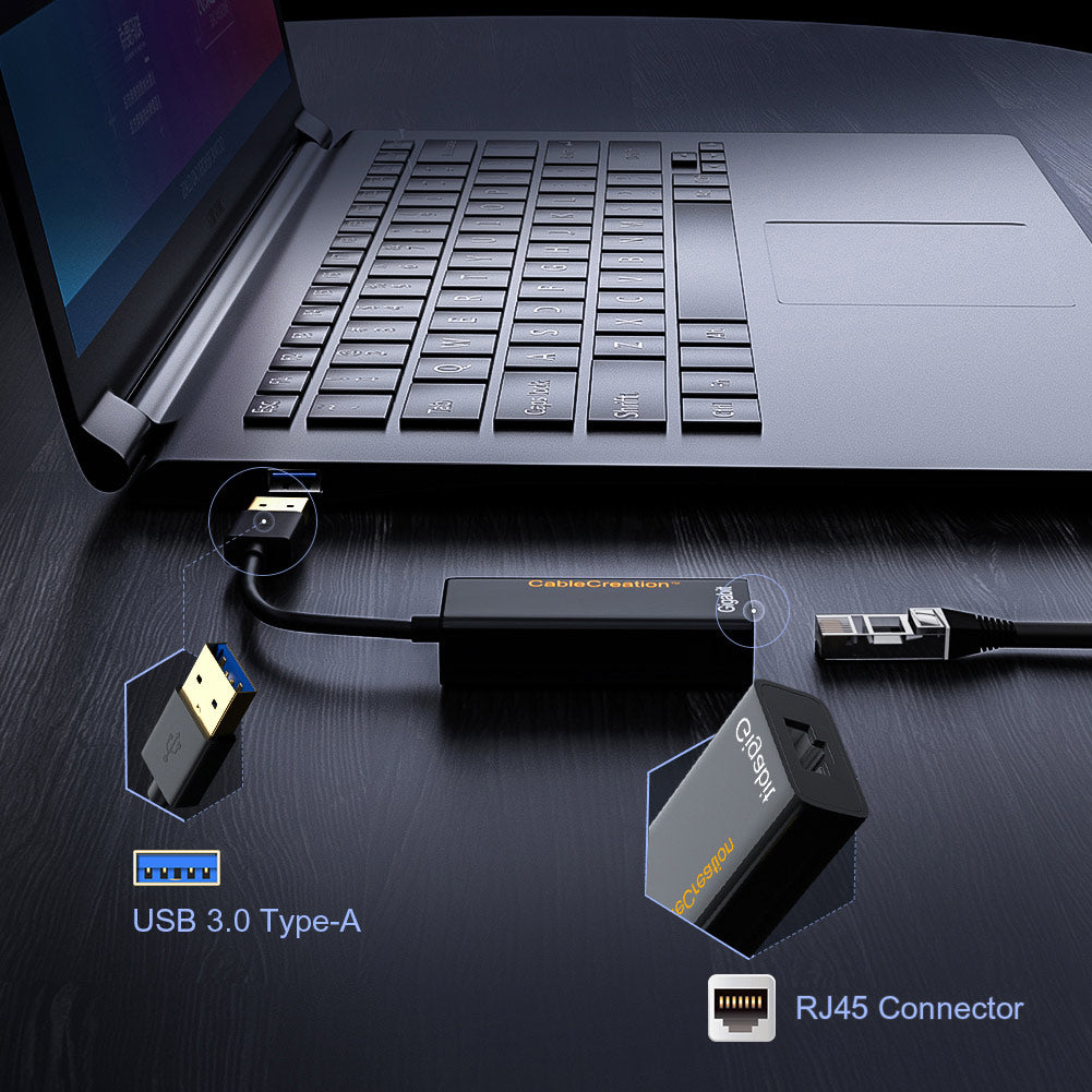 USB 3.0 to Ethernet Adapter | CableCreation