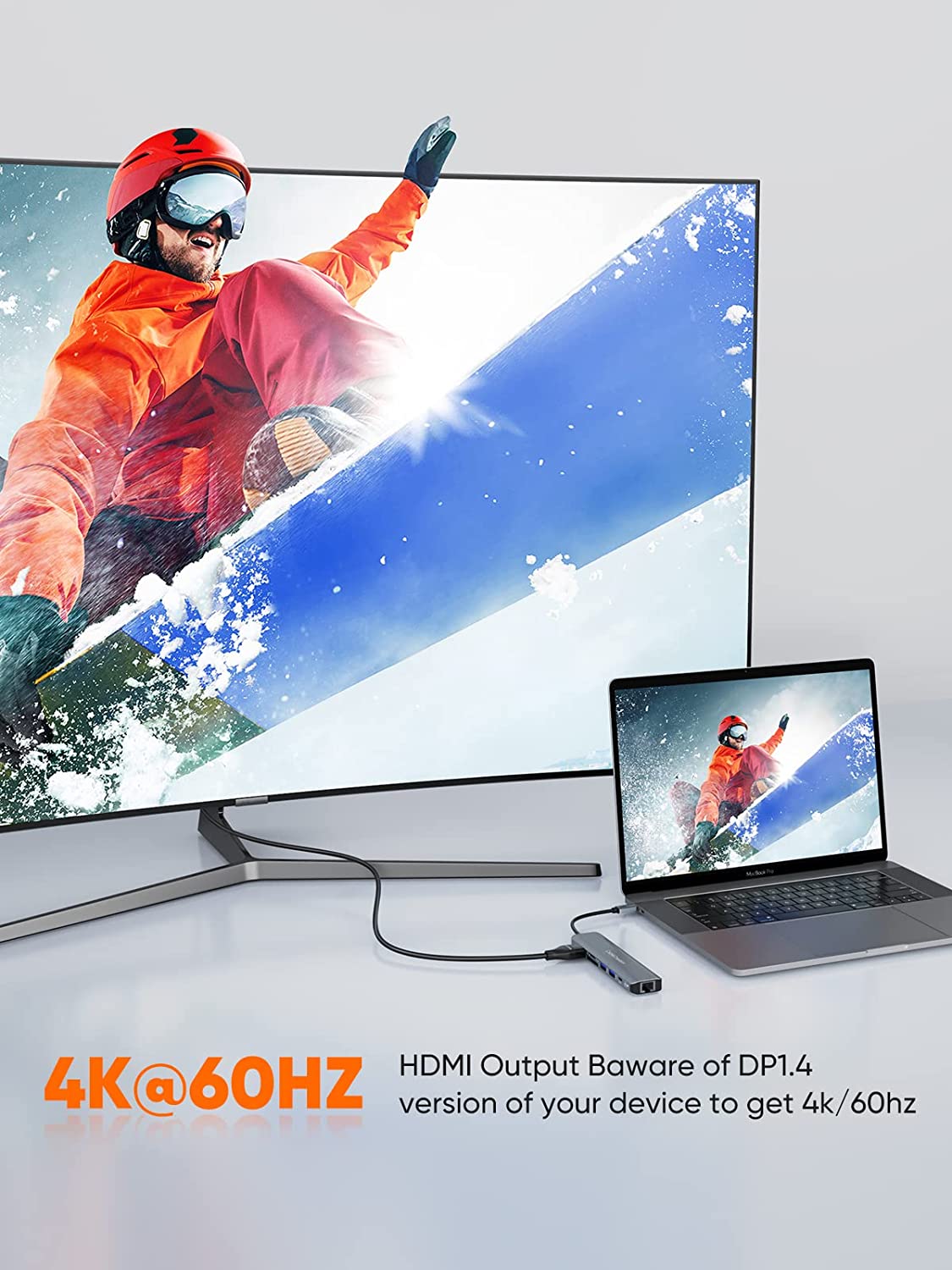 flawless 4k60hz hdmi output to tv