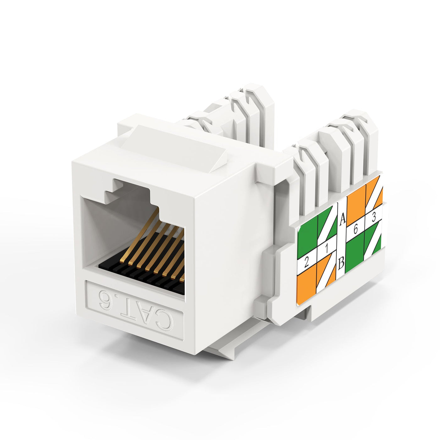 Cat6 RJ45 Keystone Jack Module Connector | CableCreation