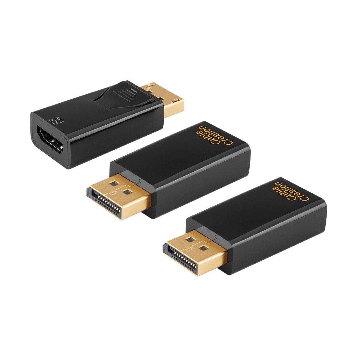 3-Pack DP to HDMI Adapter 4K@30Hz