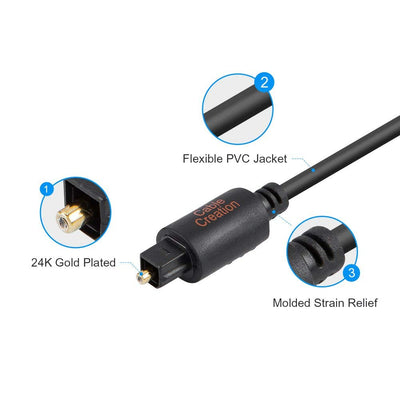 24 k Optical Digital Audio Cable 