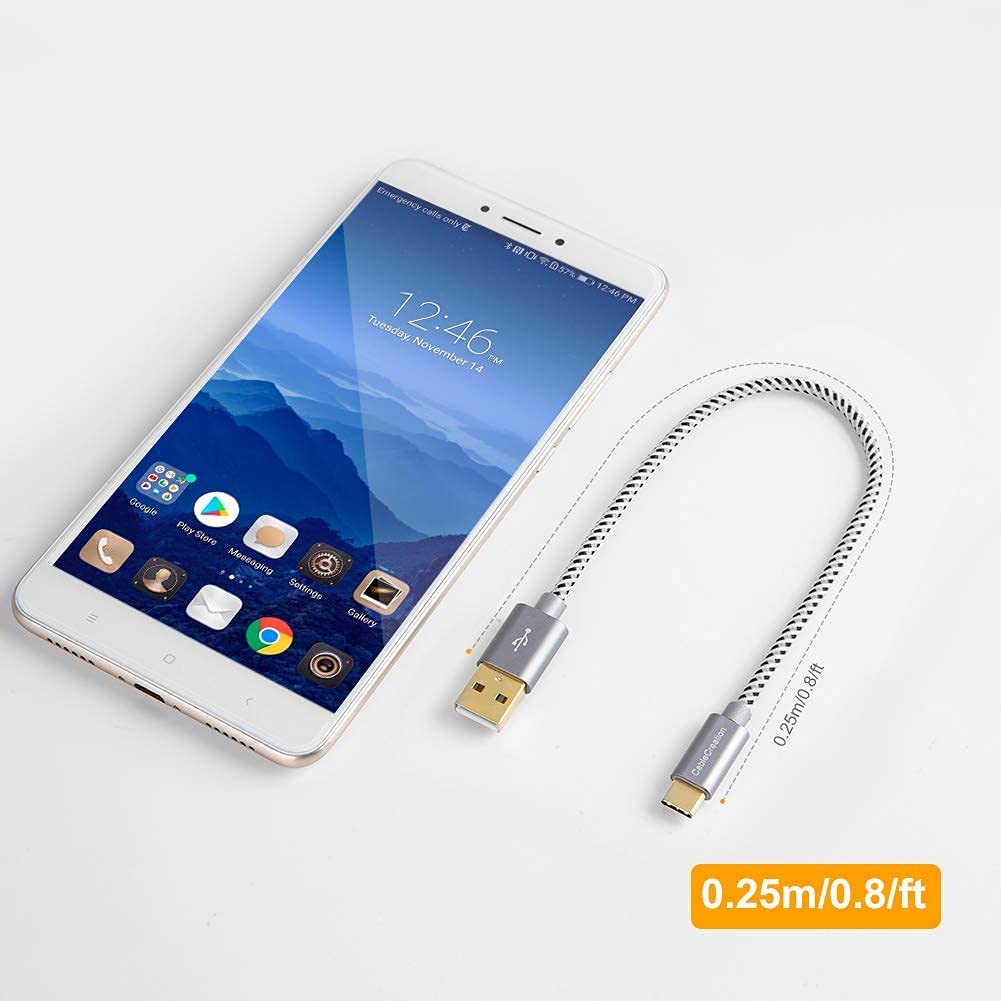 short usb c cable