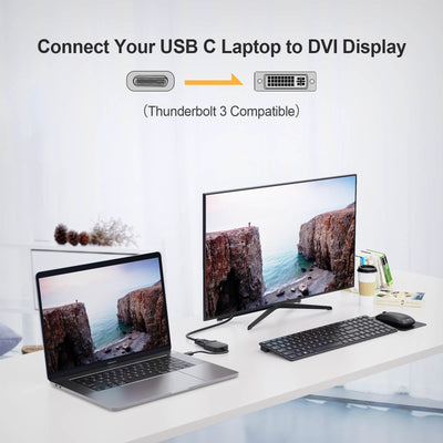 connect laptop to dvi display adapter