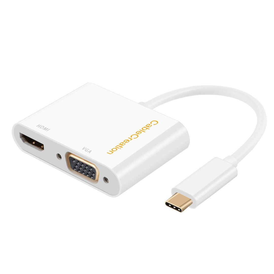 USB C to HDMI VGA Adapter CableCreation