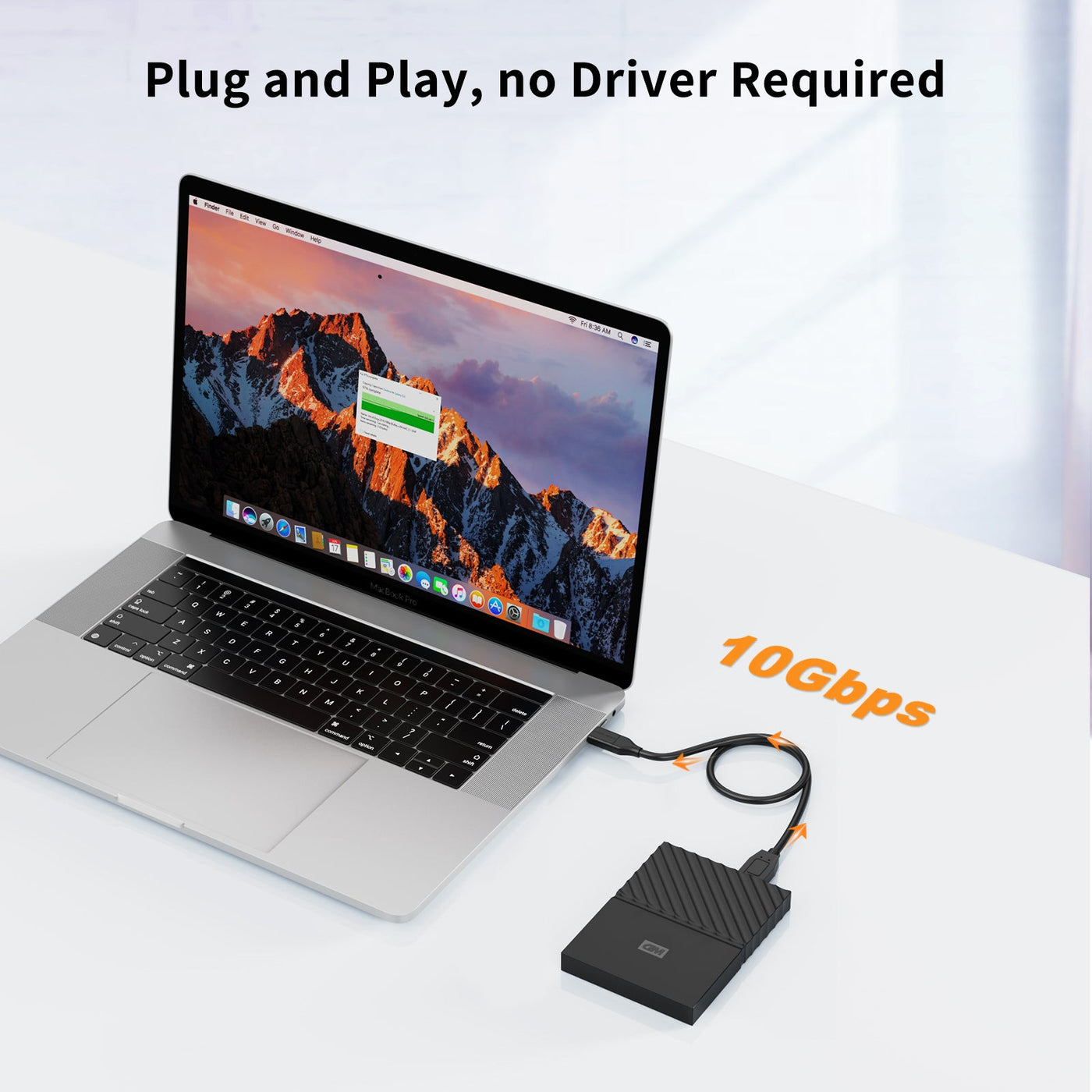 USB 3.0 Micro B plug and play