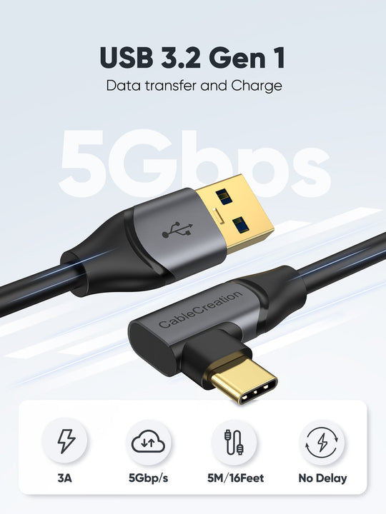 【純正】 Quest2 USB TypeC 5m 純正】 Quest2 USB TypeC 5m 5M Replaced Oculus Quest link cable USB