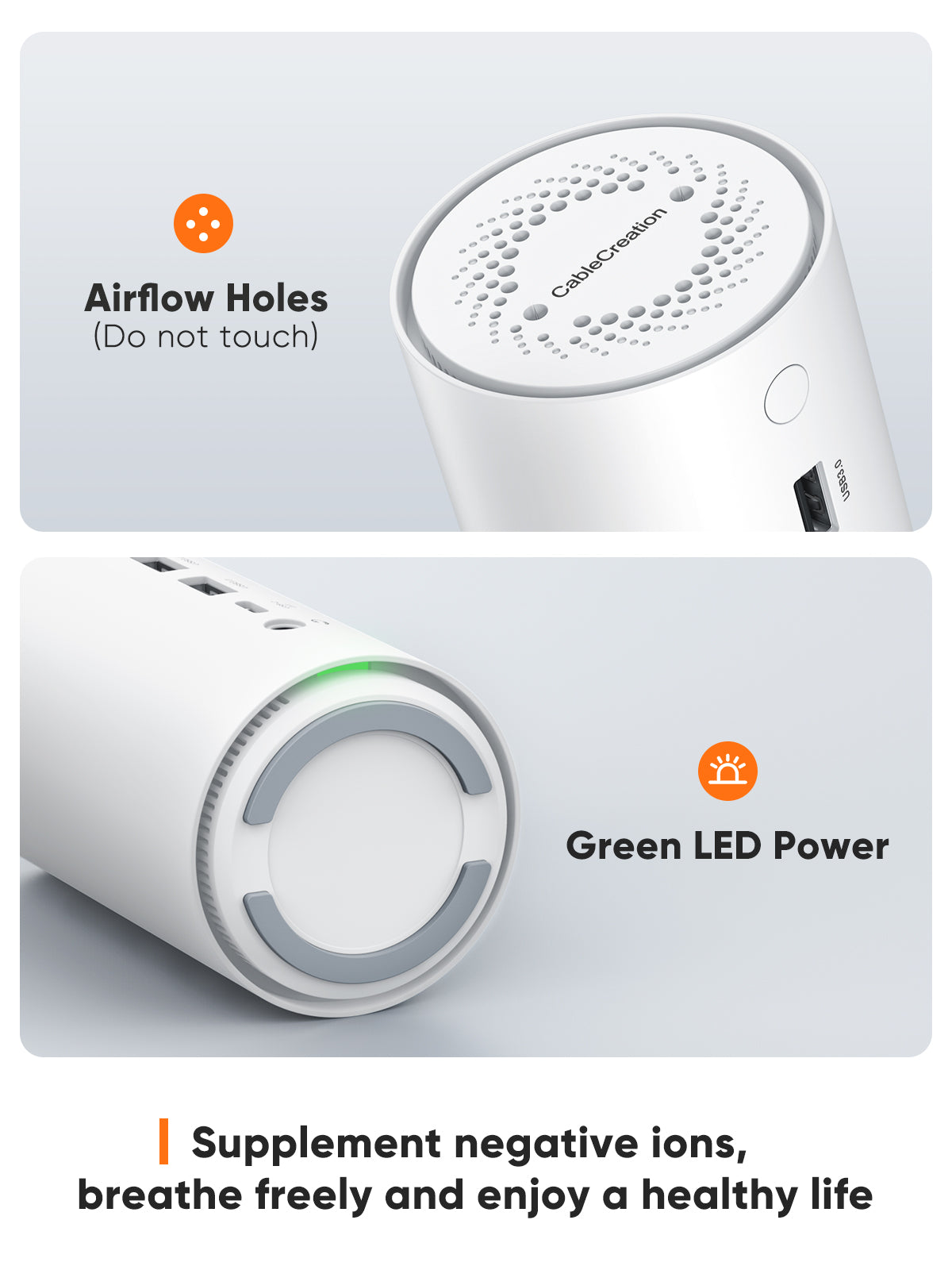Supplement negative ions